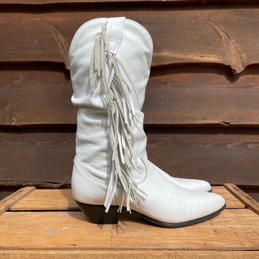 Vintage Rodeo Drive Fringe Boots